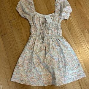 Floral Puff Sleeve Dress